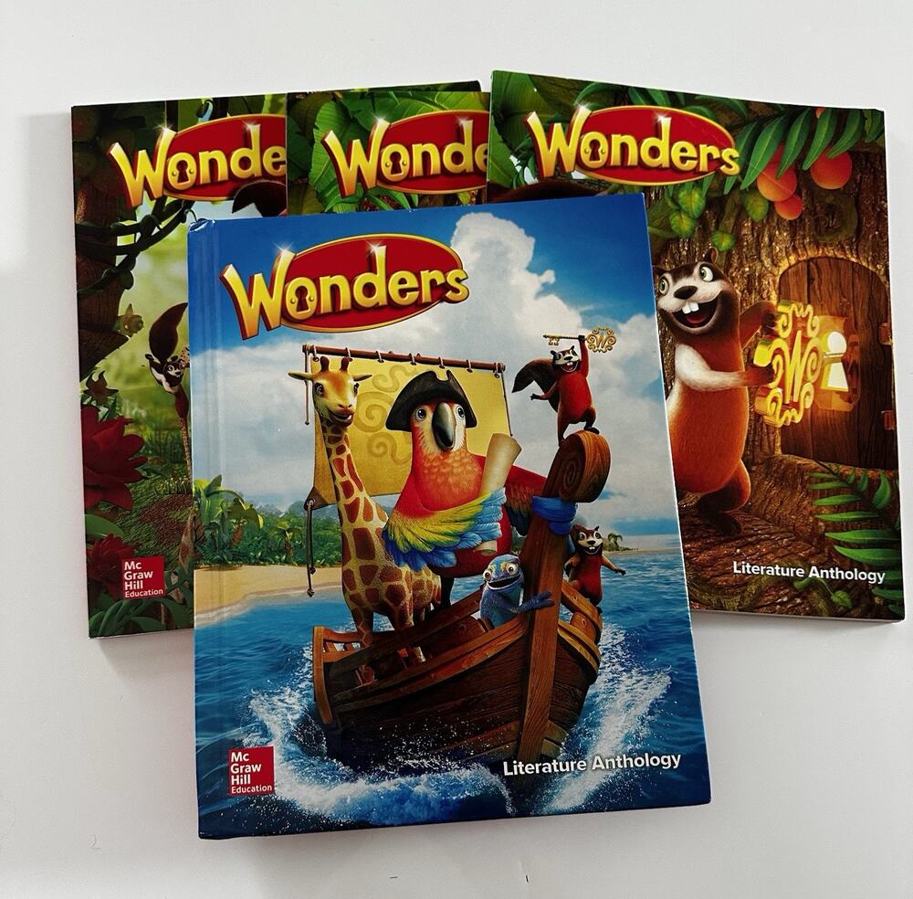 Wonders Reading Writing Workshop & Literature Anthology Grade 1 HC/PB Set of 4